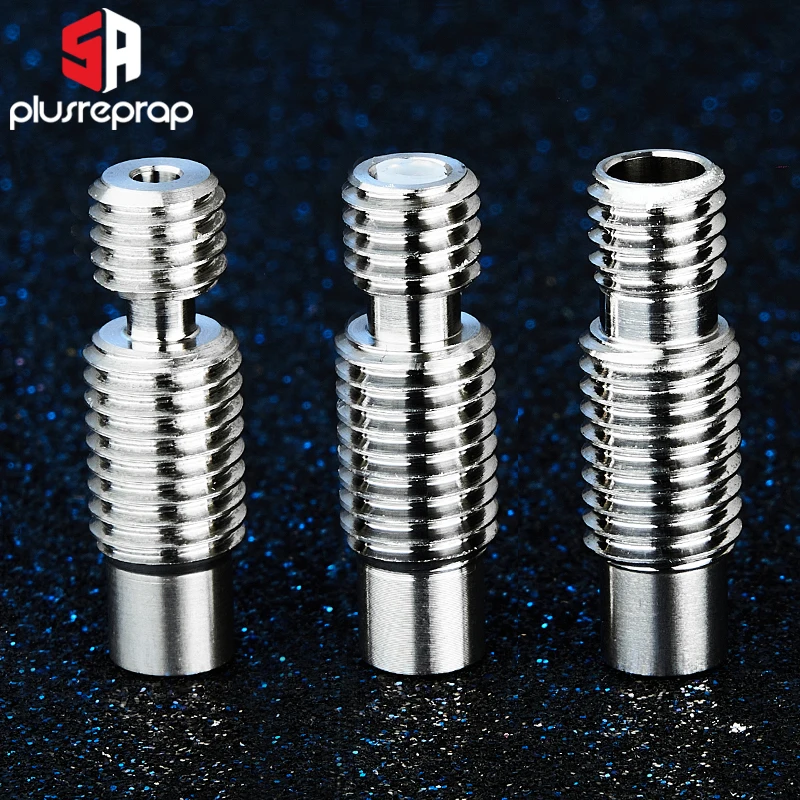 High Quality Titanium Alloy&Stainless Steel Heatbreak Heat Break All Metal 1.75MM Filament For V6 Hotend Vocano 3D Printer Parts new product ender3 cr10 throat titanium alloy bi metal heatbreak for cr10 ender 5 3 cr 10s 1 75mm filament smooth heat break