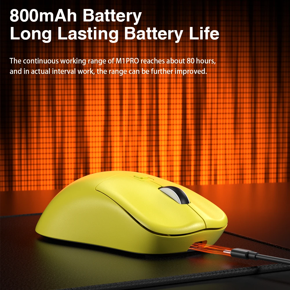 LB-M1 PRO Tri-mode Gaming Mouse PAW3311 Sensor E-sports Gaming Chip 65g Ultra-light Ergonomic Wireless Mouse For PC Laptop