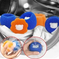 Laundry Balls Pet Hair Collector for Washing Machine Reusable Laundry Lint Catcher Removes Lint From Clothes Pet Cat Accessories 1