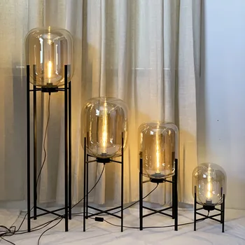 Villa Bubble Oda Pulpo Glass Ball Floor Lamp Postmodern Scandinavian Floor Lamp Hotel Cafe Bedroom Bedside Reading Floor Lamp 1