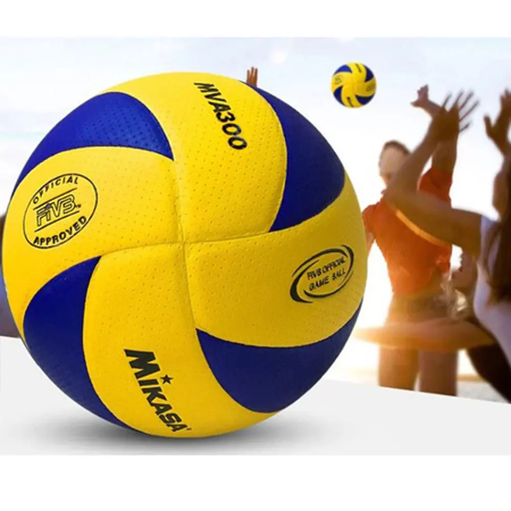 Boy Christmas Gift Volleyball ball Model200/300 Super Hard Fiber Competition Size 5 Optional Pump + Needle + Net Bag volleyball ball