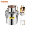 VEVOR 3/5/8 GAL Water Alcohol Distiller Copper Wine Making Boiler Multi Home DIY Brewing Distilling Kit for Fruit Wine Brandy 1
