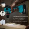 2-Speed Cordless Electric Drill Brushless Handheld 20+1 Torque Rechargeable Drills Electric Power Tools For Makita 18v Battery 5