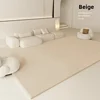 Wear-resistant Bedside Blanket Solid Color Living Room Carpet Advanced Light Luxury Large Area Full Spread Table Mat Thickened 2