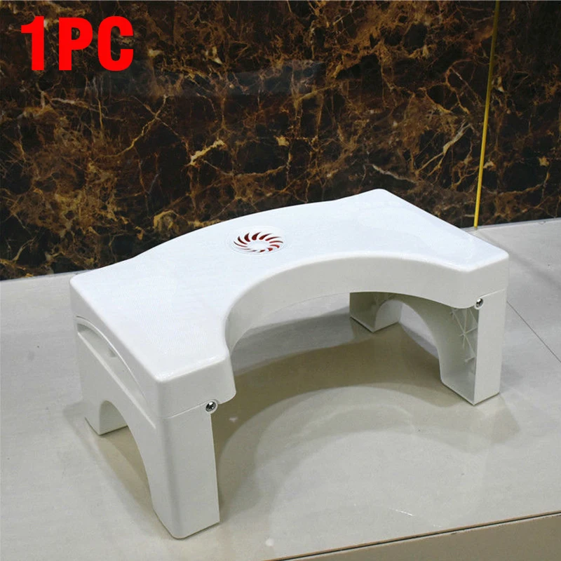 מתקפל שרפרף אמבטיה אסלת שרפרף אסלה נוח שרפרף גוץ עזר שרפרף מתאים לכל שירותים, קל לאחסון