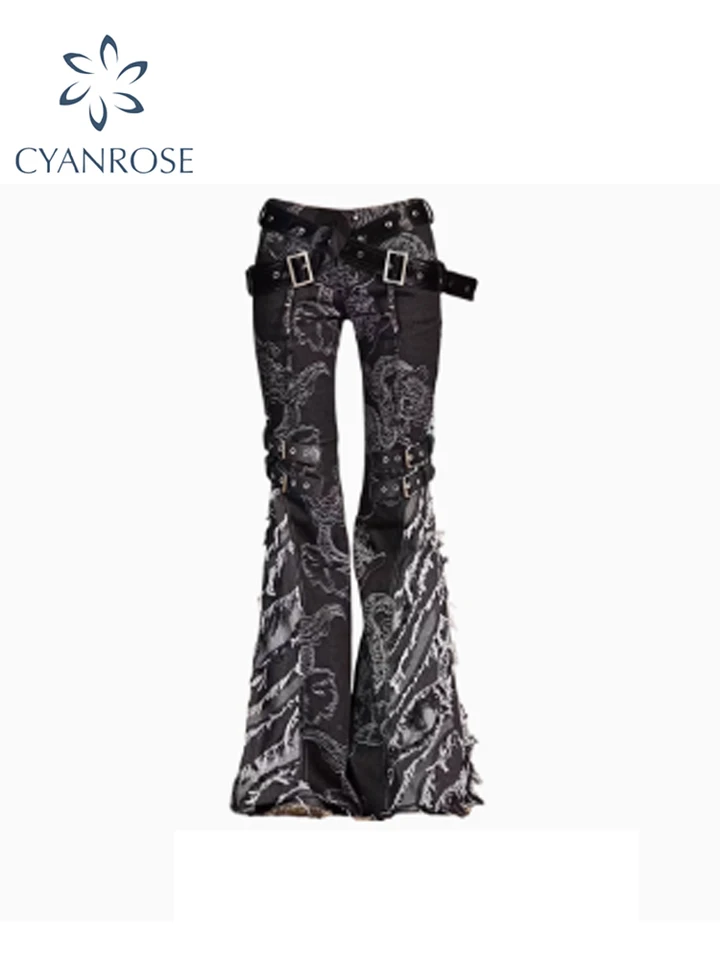 パンツ Fuga crush flare denim pants y2k emo パンツ Fuga crush flare denim pants y2k emo パンツ Fuga