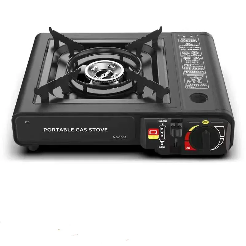 2900W Outdoor Cassette Gas Stove Cassette Gas Stove Dual-purpose Portable Grill Butane Vehicle-mounted