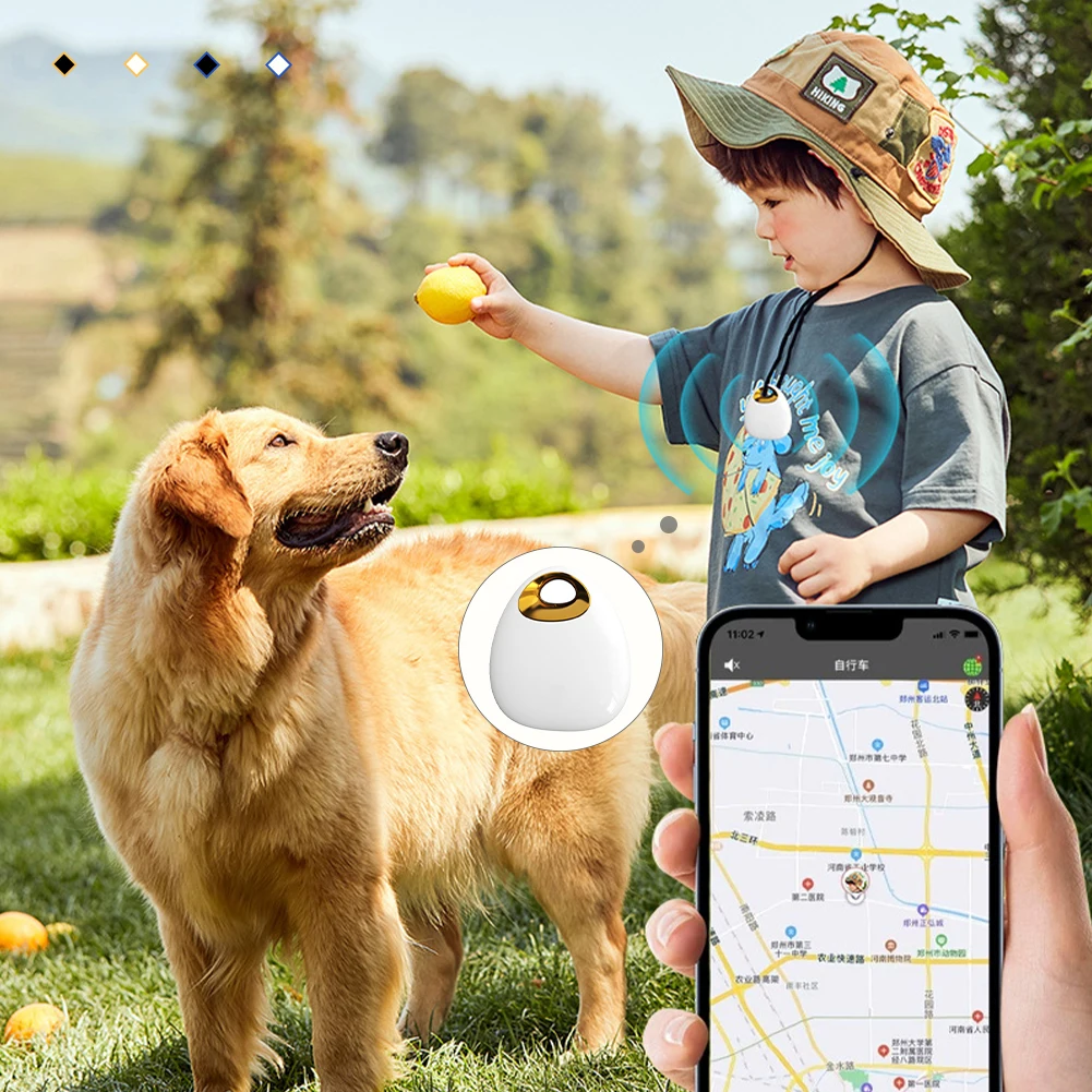 Smart Bluetooth Pet Locator Children's Anti-Loss Locator Key Wallet Waterproof Precision Tracker Global Locator for IOS Android