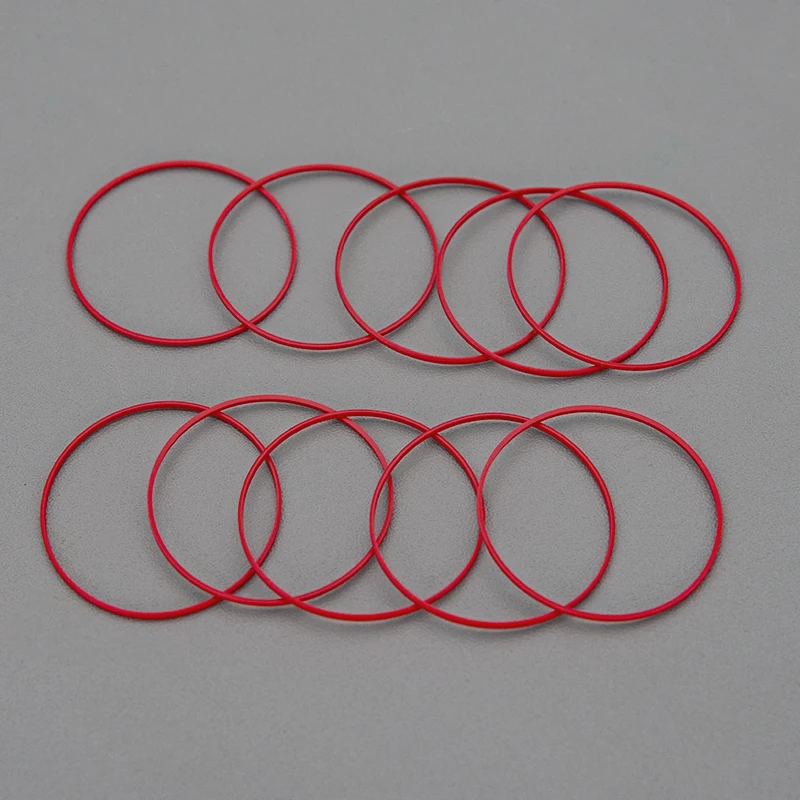 Universal Red O-Ring Waterproof Watch Case Back Gasket (25-40mm)