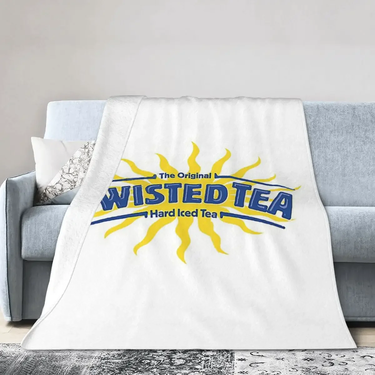 TwistedTeaBlanketsSoftWarmFlannelThrowBlanketCoverforBed