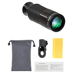 Universal 32X HD Optical Telephoto Zoom Lens with Tripod (Black)