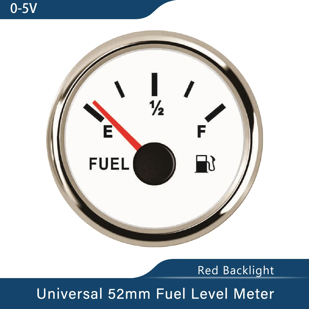 Signal05VBoatFuelLevelGaugeWaterproofCarFuelGaugewithRed