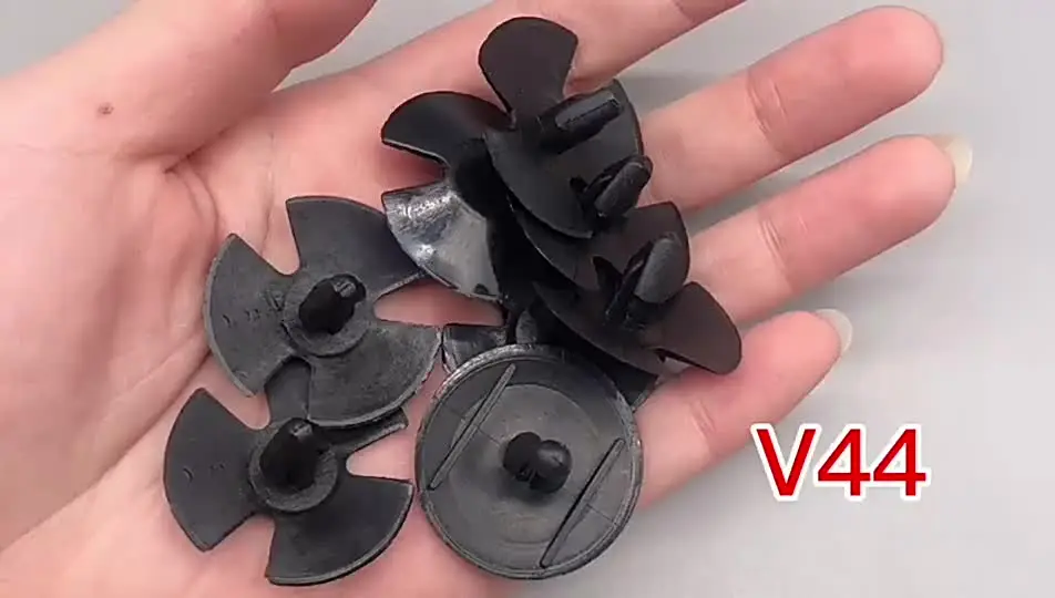 Fermi isolanti per cofano auto, 30 clip di fissaggio con un dispositivo di fissaggio, clip in nylon per isolamento termico e acustico per cofano auto, ricambio per OEM 4878883AA e altri (rosso