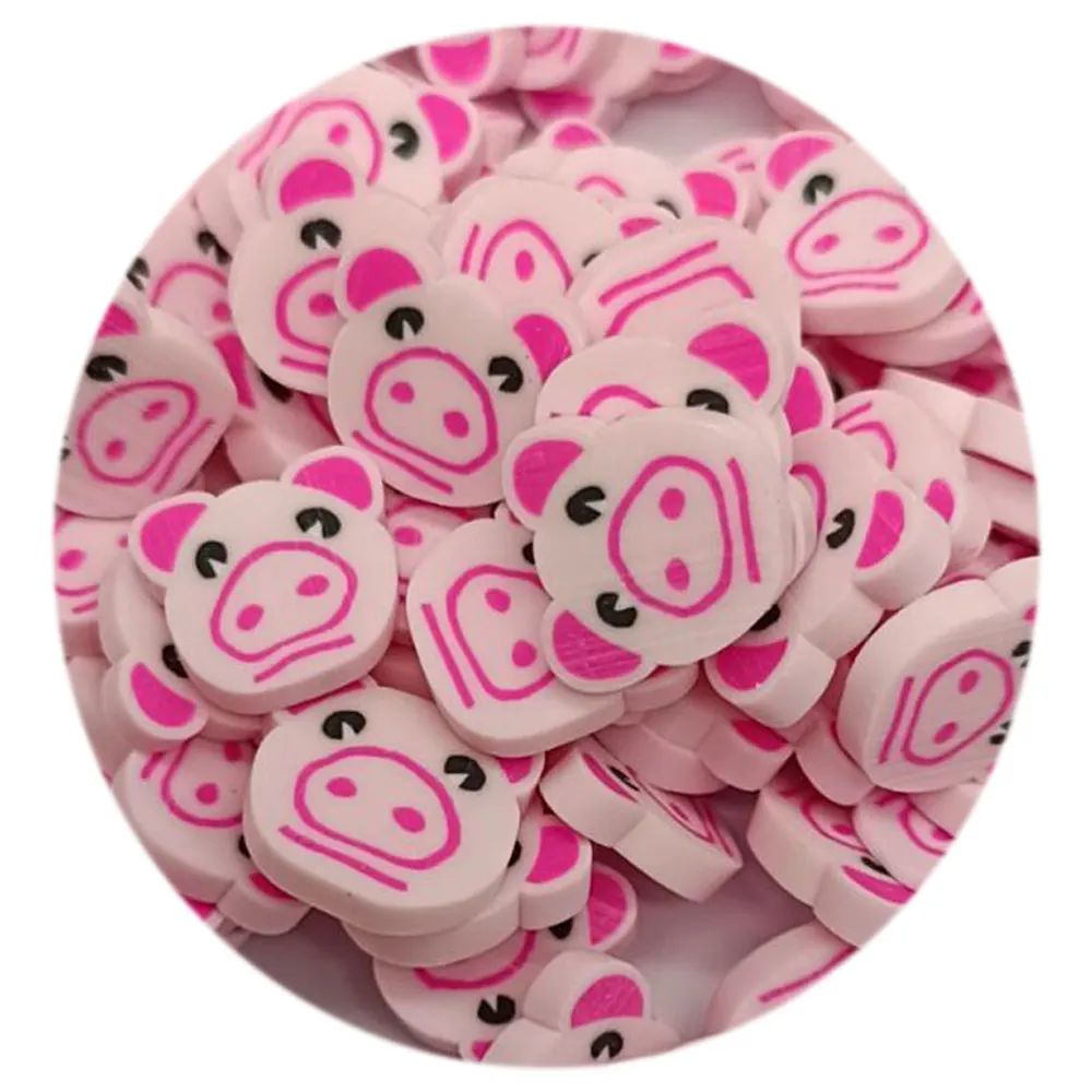 

Lovely Cartoon Images Clay Slices Animals Spinkles For Diy Slime Crafts Shaker Accessories