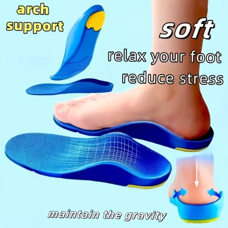 Neutral Arch Support Insoles | Shock-Absorbing Massage Insoles for Running and Work Boots, Customizable Size, EVA Material
