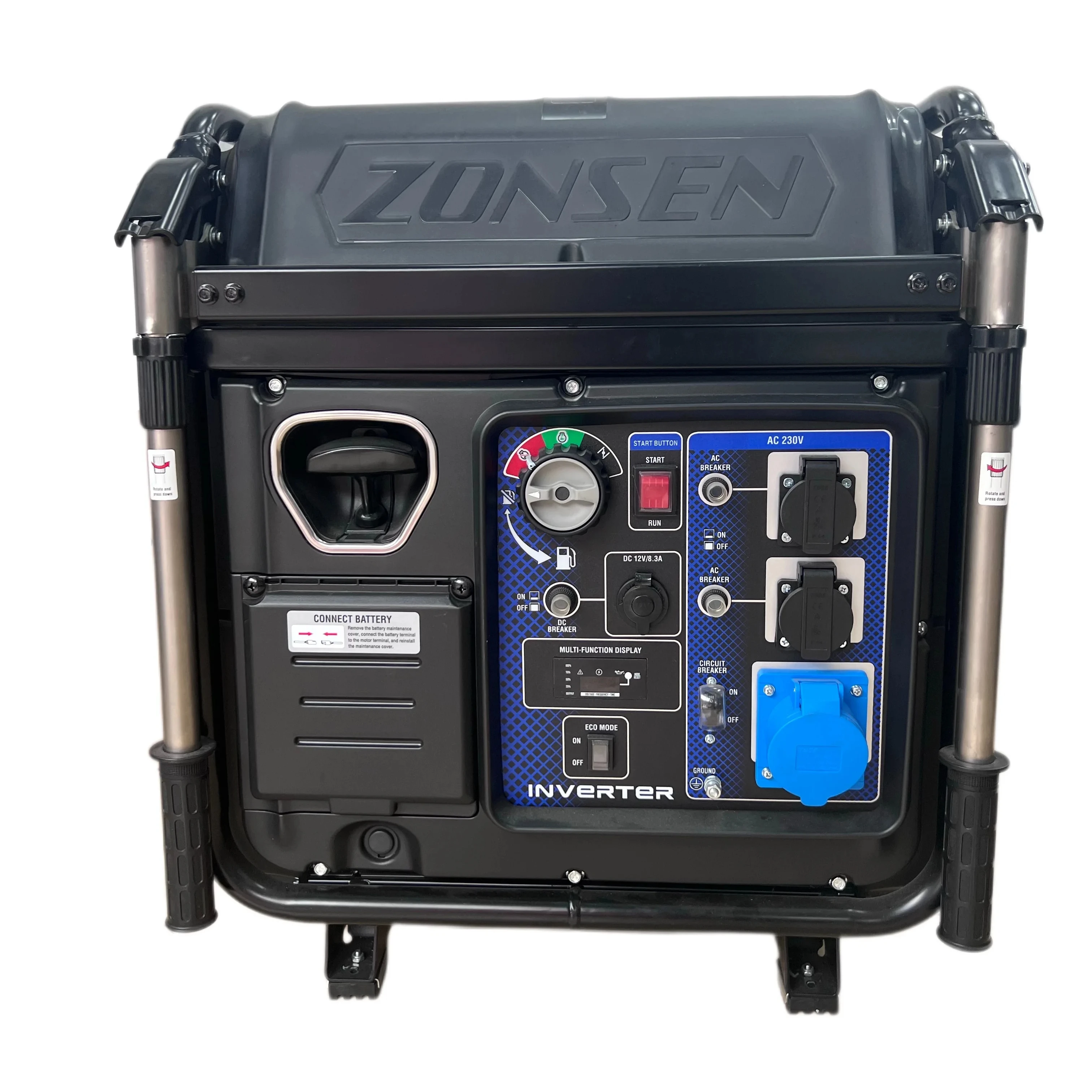 

OEM high quality zongshen 9KW 10KW 50HZ 230V Open Silent Portable Recoil/E Start Air-Cooled gasoline Generator