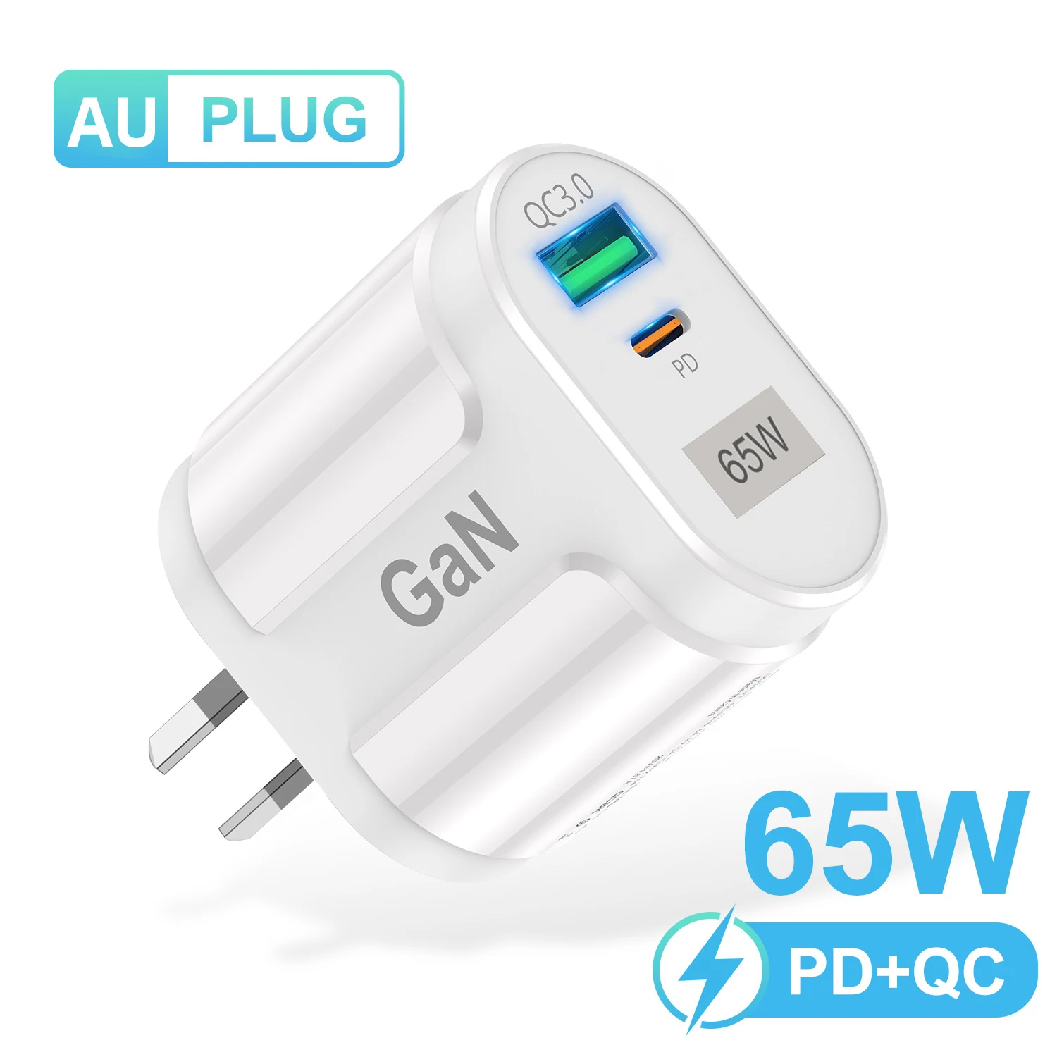 White AU Plug