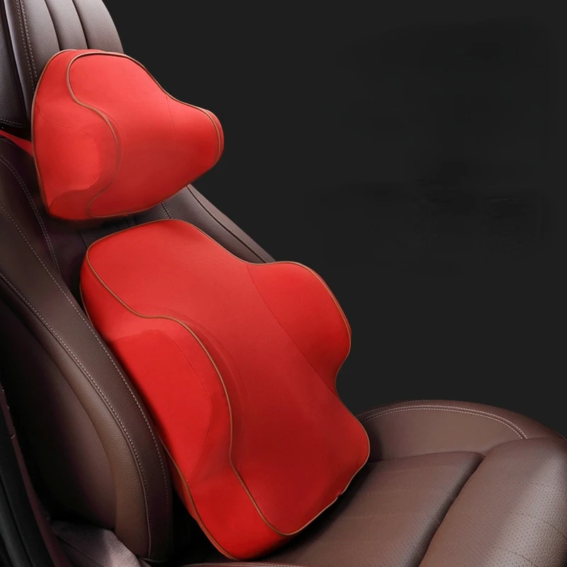 

Car Headrest Car Pillow Seat Cushion Car Accessories Neck Pillow Memory Foam Car Pillow Lumbar Support