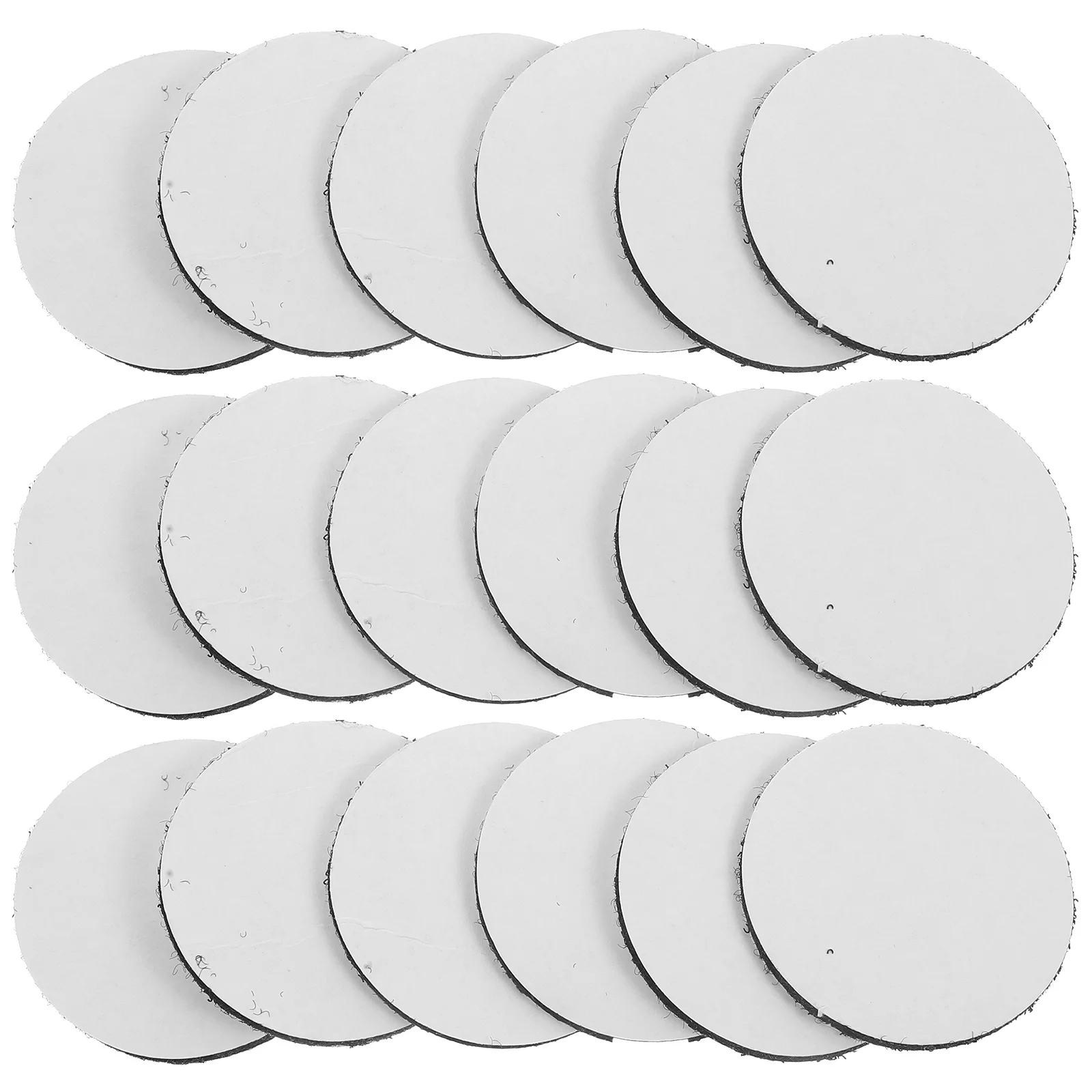

20 Pcs Adhesive Decorative Carpet Pads Sealing Patch Hook and Loop Tapes Nylon Round Corner
