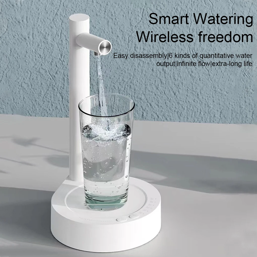 

Portable Desktop Electric Water Dispenser Bottle Barreled Gallon Pump USB Charging Automatic Drinking Water Machine Kettle Pump