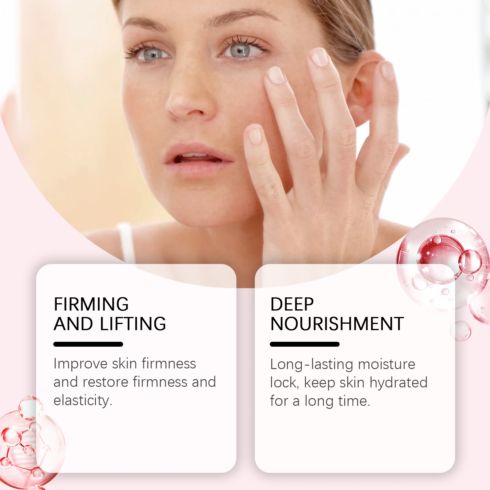 Firming Hydrating Ampoule Firming Smoothing Facial Skin Oil Control & Pore Refining Skin Rejuvenation Essence for All Skin Types 4