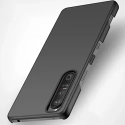 Luxury Matte Ultra Thin Hard Cover Shell - Premium Back Case for Sony Xperia 1 IV (Black)
