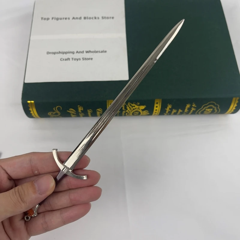 Collectible Sword of the Morning Replica, 22cm Zinc Alloy with Scabbard - Unsharpened Decorative Blade