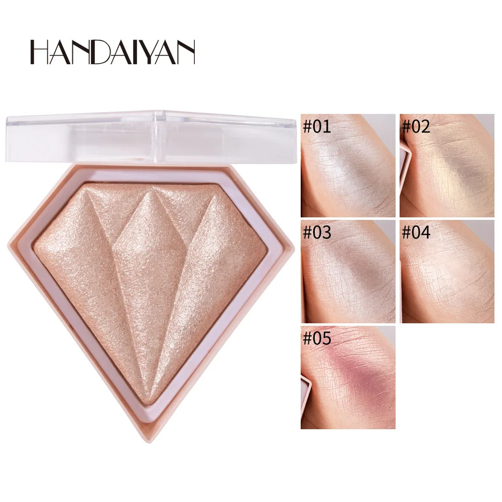 

New style ighlighter Powder Brighten Skin Color Contour Powder Waterproof Durable Rouge Three-dimensional Glitter Face Powder