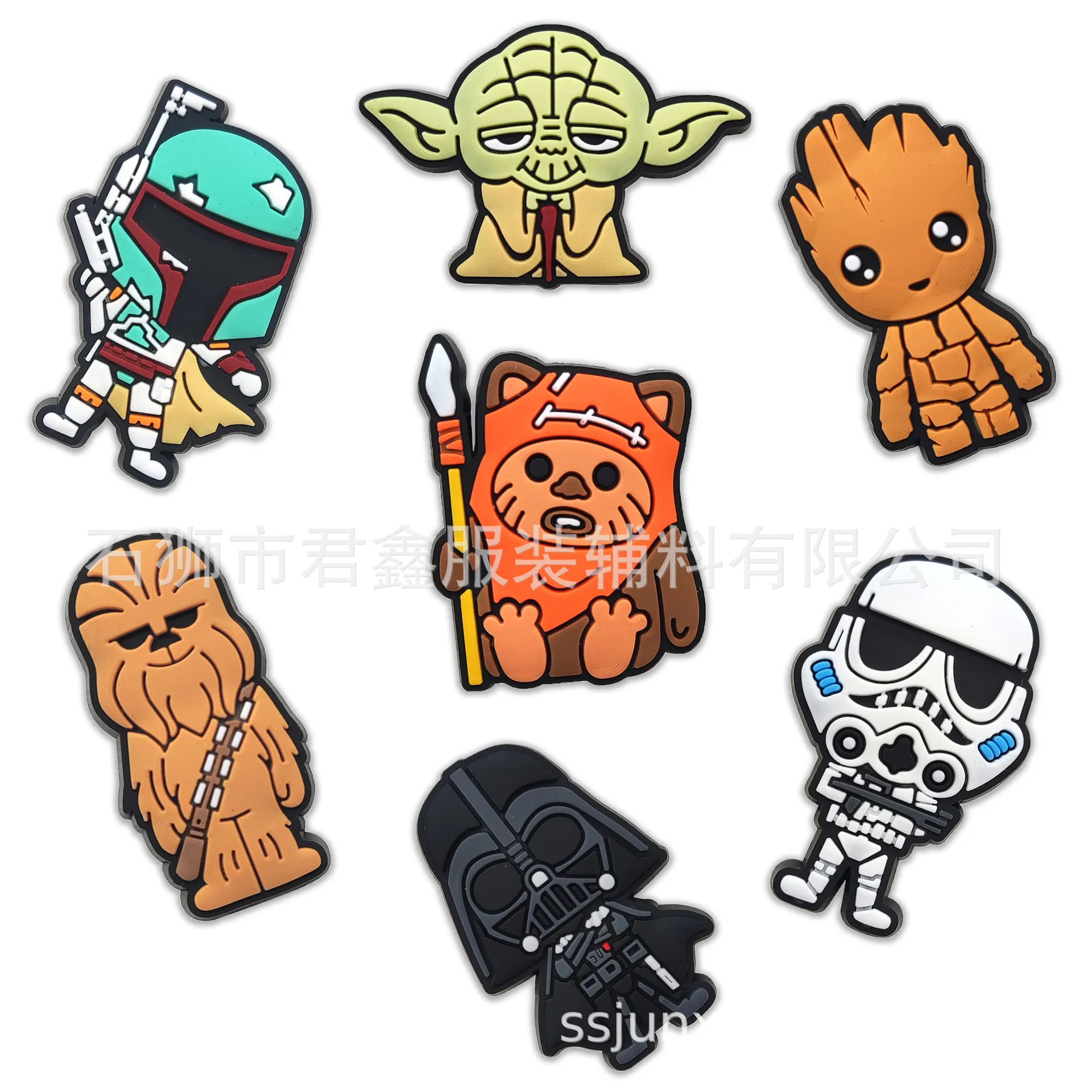 Shoe Charms 22styles Cute Star Wars Yoda For Crocs Decoration Accessories