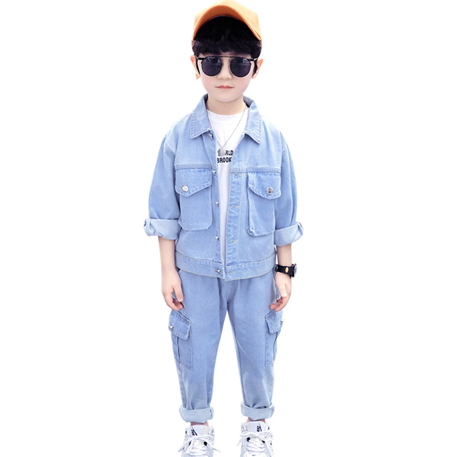 Boys Clothing Jacket + Pants Tracksuits For Boys Casual Style Boy Set