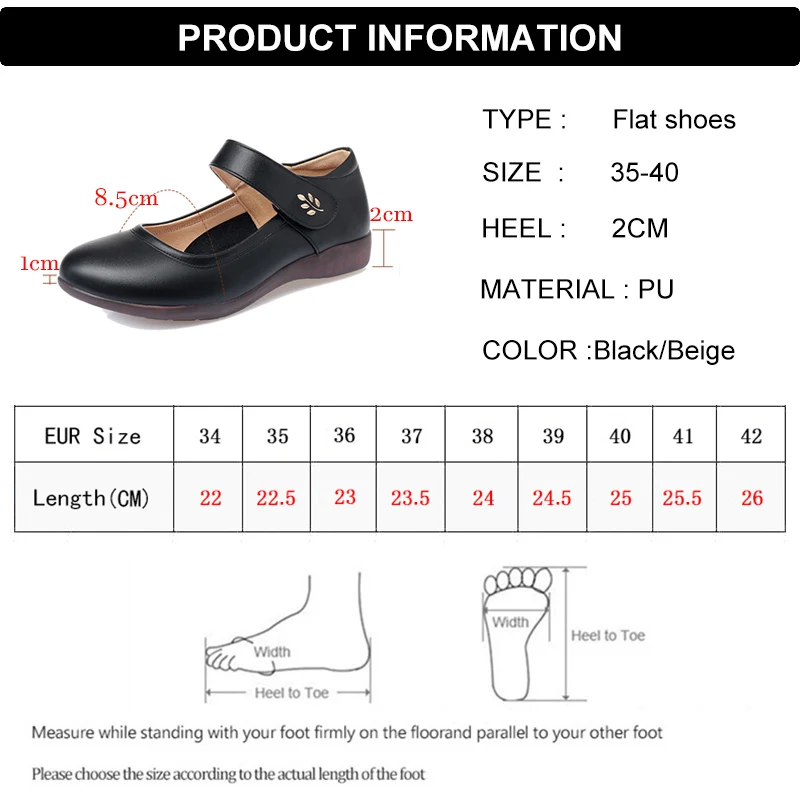 Rimocy 2024 New Soft Bottom Flats Women Black Ankle Strap Casual Shoes Woman Comfortable Pu Leather Shallow Mouth Mom Shoes