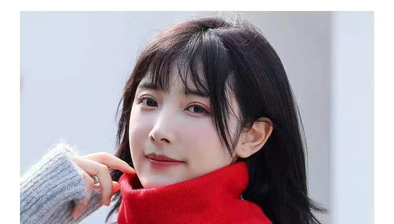 Soft Knitted Neck Warmer Face Cover Collar