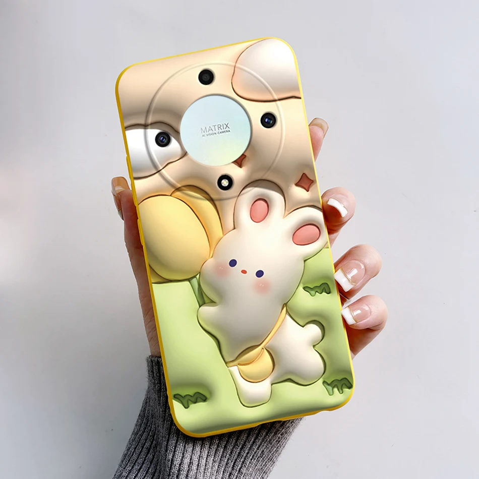 Astronaut Soft Shockproof Silicone TPU Phone Back Cover - Enhanced Protection for Honor Magic 5 Lite 5G
