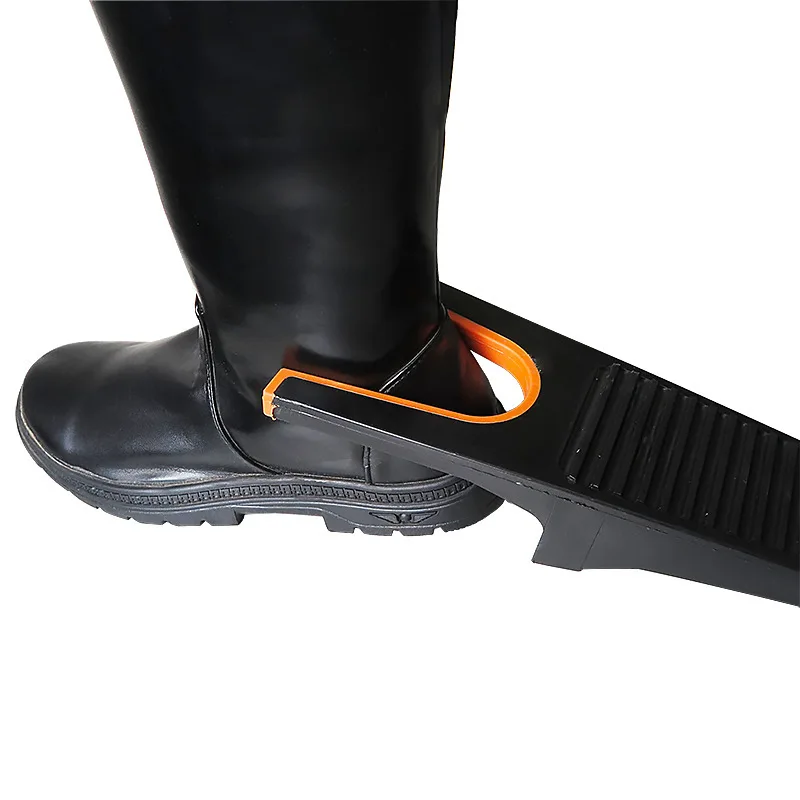 Boot Jack for Cowboy Boots Remover Puller with Rubber Inlay for Super Grip Easily Take Off All Size Rubber Boots Shoes