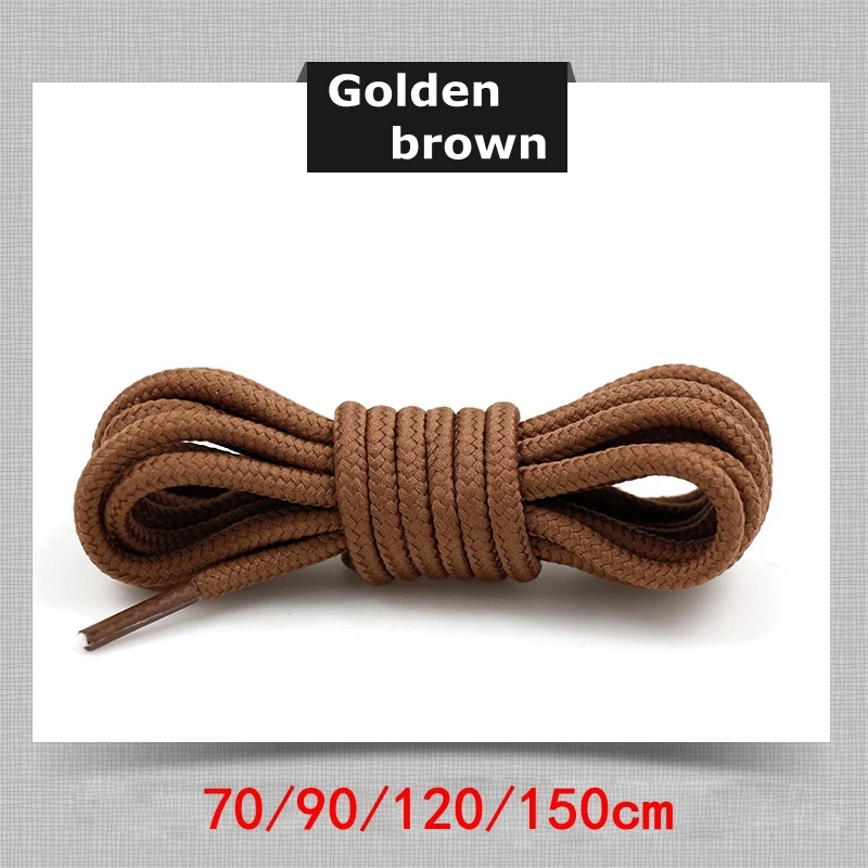 Vibrant Polyester Round Shoelaces for Sneakers and Boots - Multiple Lengths Available