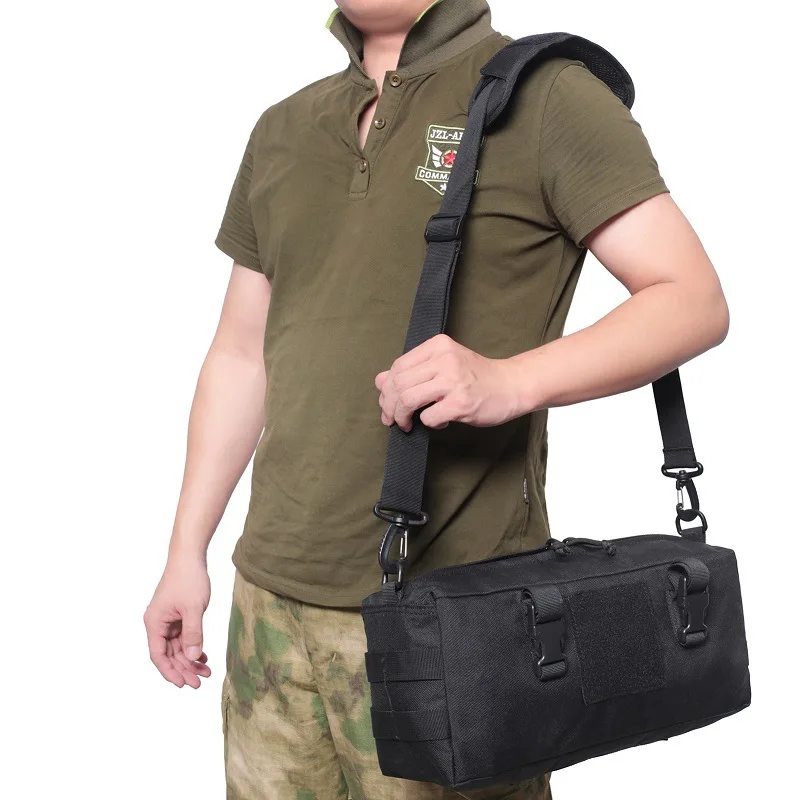 Schultergurtpolster für taktische Tasche, universeller Taschengurt, abnehmbares dickes Polster, einzelner Schultergurt, Ersatz-Crossbody-Tasche – Detail 13