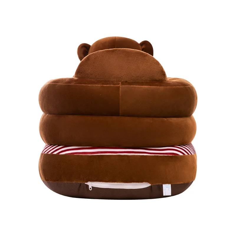 1PC Creative Cute Animals Kids Sofa Seat Baby Learn To Sit On The Sofa Mother And Baby Gift Toys