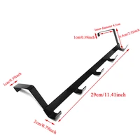 Hooks Over The Door 5 Hooks Multifunctional Home Bathroom Organizer Rack Clothes Coat Hat Towel Hanger Bathroom Kitchen Supplies 6