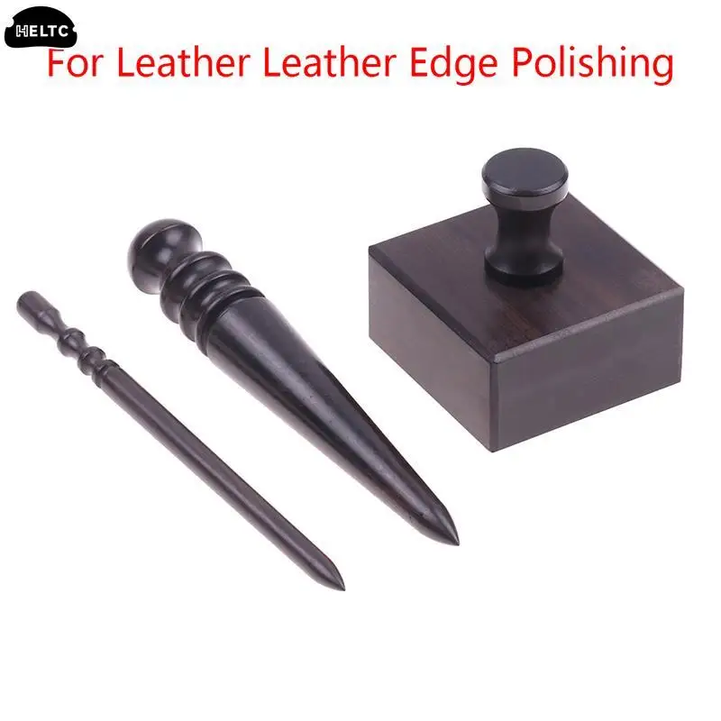 

1pc Sandalwood Grinding Stick Round Polishing Machine Tool Diy Handmade Leather Leather Edge Polishing Stick Edge Leather Craft