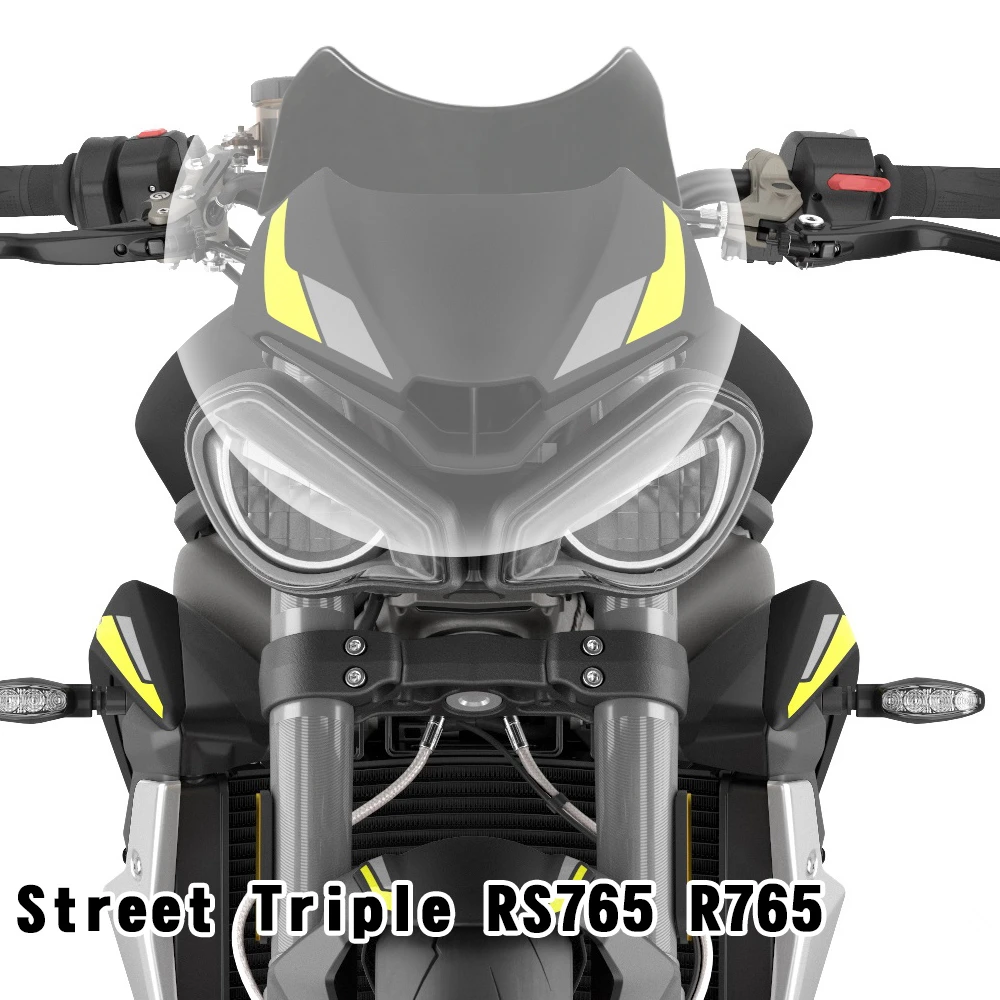 Per Triumph Street Triple Rs765 R765 2020 2021 2022 Parabrezza Parabrezza Air Wind Deflettore Moto Schermo Anteriore Wind Shield