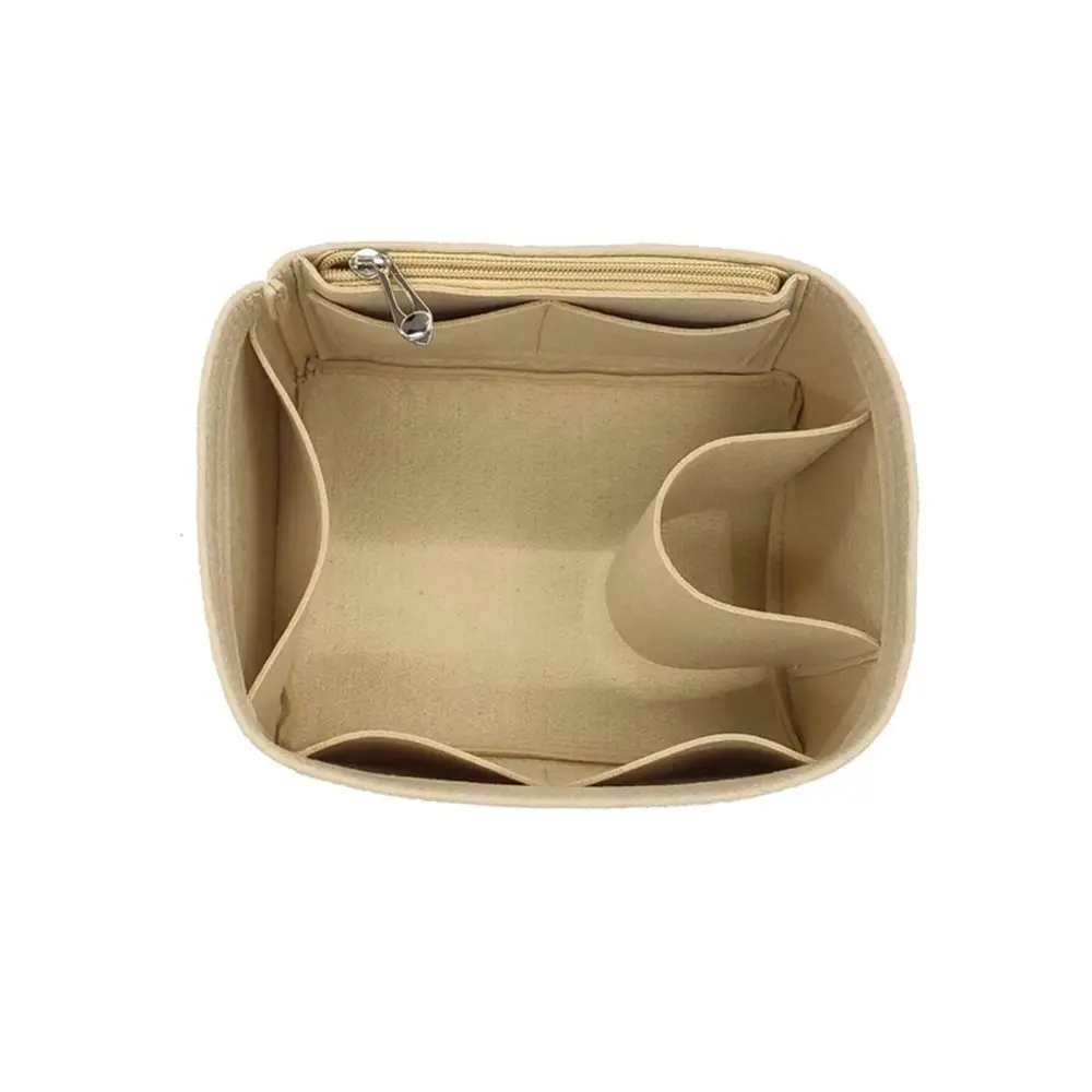 New Felt Bucket Bag Insert Bag Multi-Pocket Mini Bag Organizer Storage Bags for Rally Movement Bag/Picotin18/22