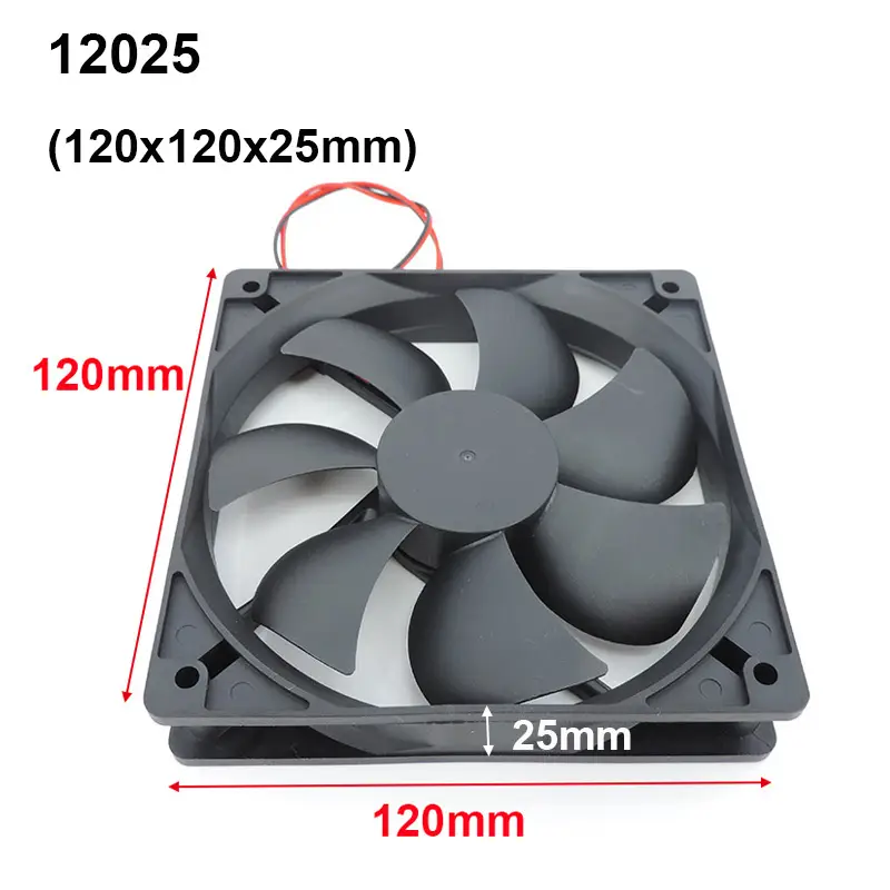 4010 12025 8010 30mm dc 5V 12V 24V Cooling Fan Brushless Motor Case Quiet 40MM 50MM 60MM 70MM 80MM 90MM 120MM for 3D print 2PIN - Image 19