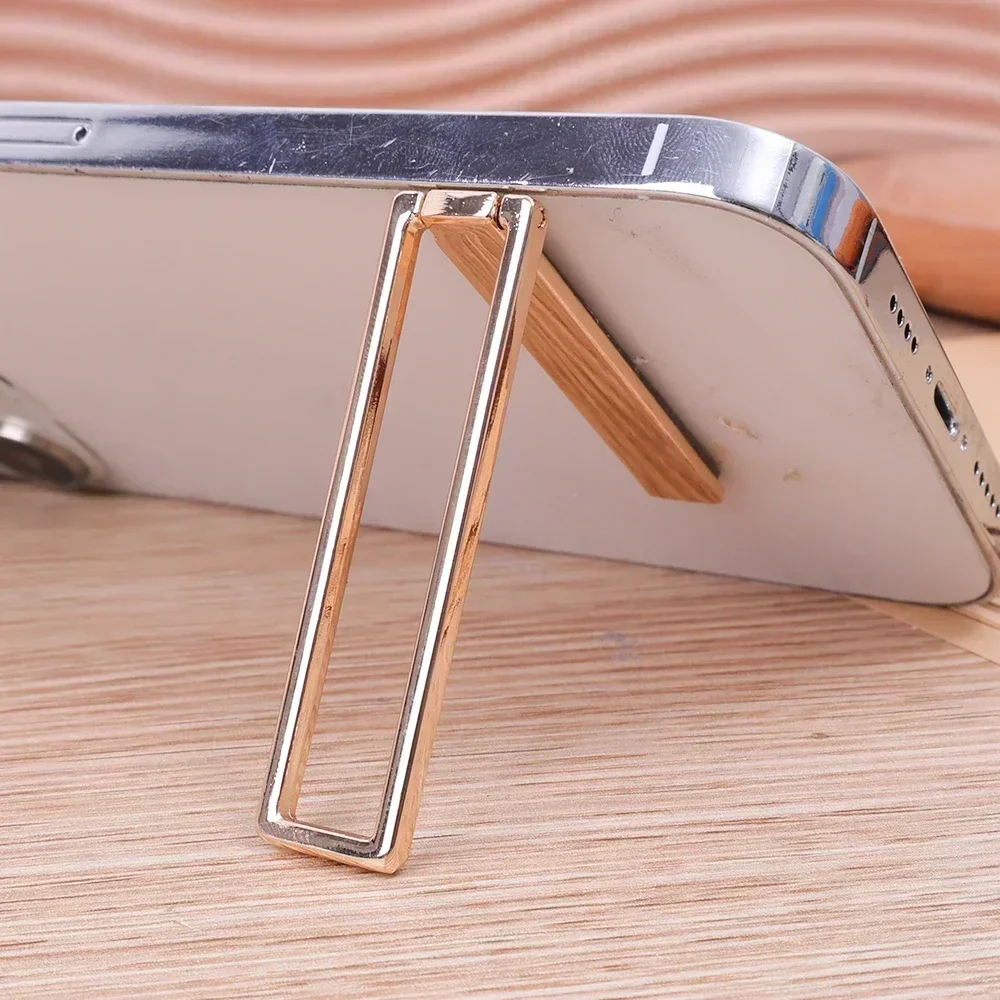 Compact Foldable Self-Adhesive Mobile Device Kickstand and Tablet Holder