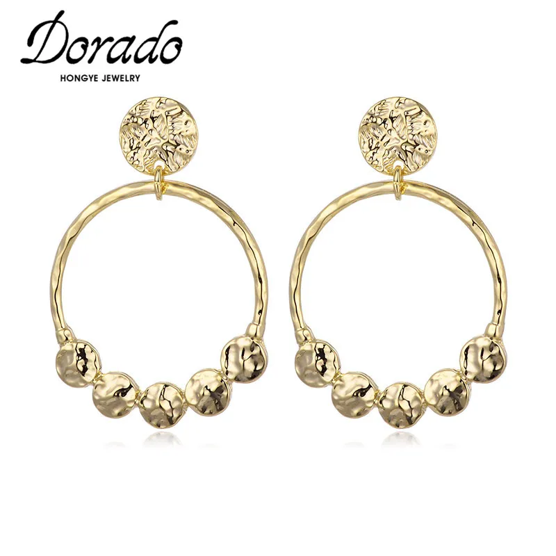 

Dorado Панк Новые Модные серьги-капли для женщин новые высококачественные круглые Потрясающие аксессуары для ушей Brincos 2023 ежедневный подарок