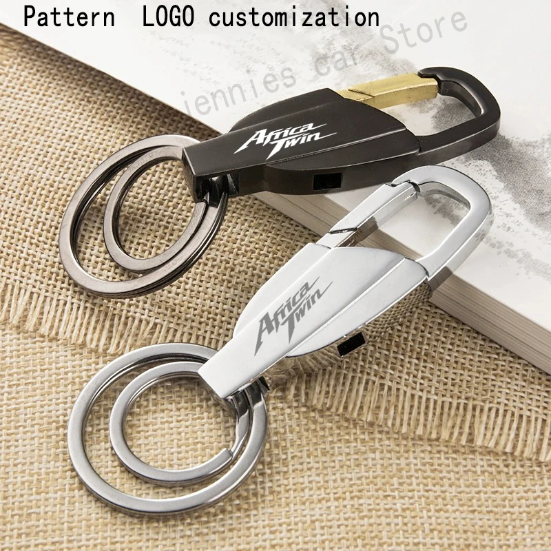 

motorcycle Keychain Alloy Keyring Key Chain with Logo Key ring for Honda Africa Twin CRF1000L 2016 2017 crf1000l Accessories