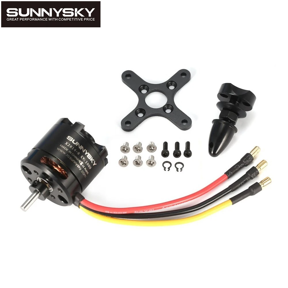 SunnySky X2814 900KV/1000KV/1100KV/1250KV/1450KV 3-4S Outrunner External Rotor Brushless Motor For RC 3D Airplane Aerobatic Toys thumbnail 4