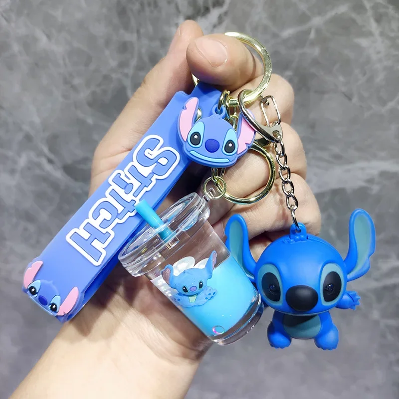 Disney Stitch Keychain Kawaii Cartoon Anime Lilo & Stitch Couple Keyring  Car Keychain Keyholder Bag Charm Pendant Accessories - AliExpress