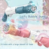 10 Holes Electric Bubble Rifle Gun Gatling Bubble Gun Machine Soap Bubbles Magic Bubble For Bathroom Outdoor Toys For Children 1