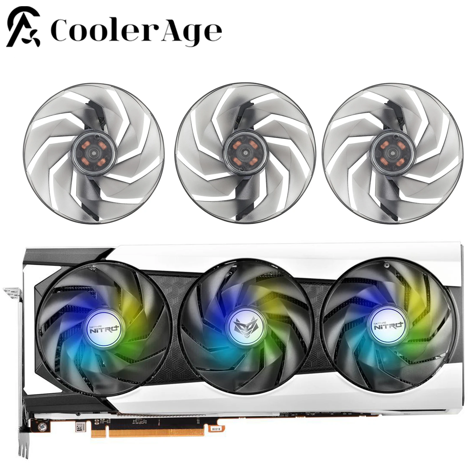 Ventola Per Scheda Video Exlimatrx6950Xt Da 95Mm Per Ventola Di Ricambio Per Scheda Grafica Pura Muslim+ Amd Radeon Rx 6950 Xt