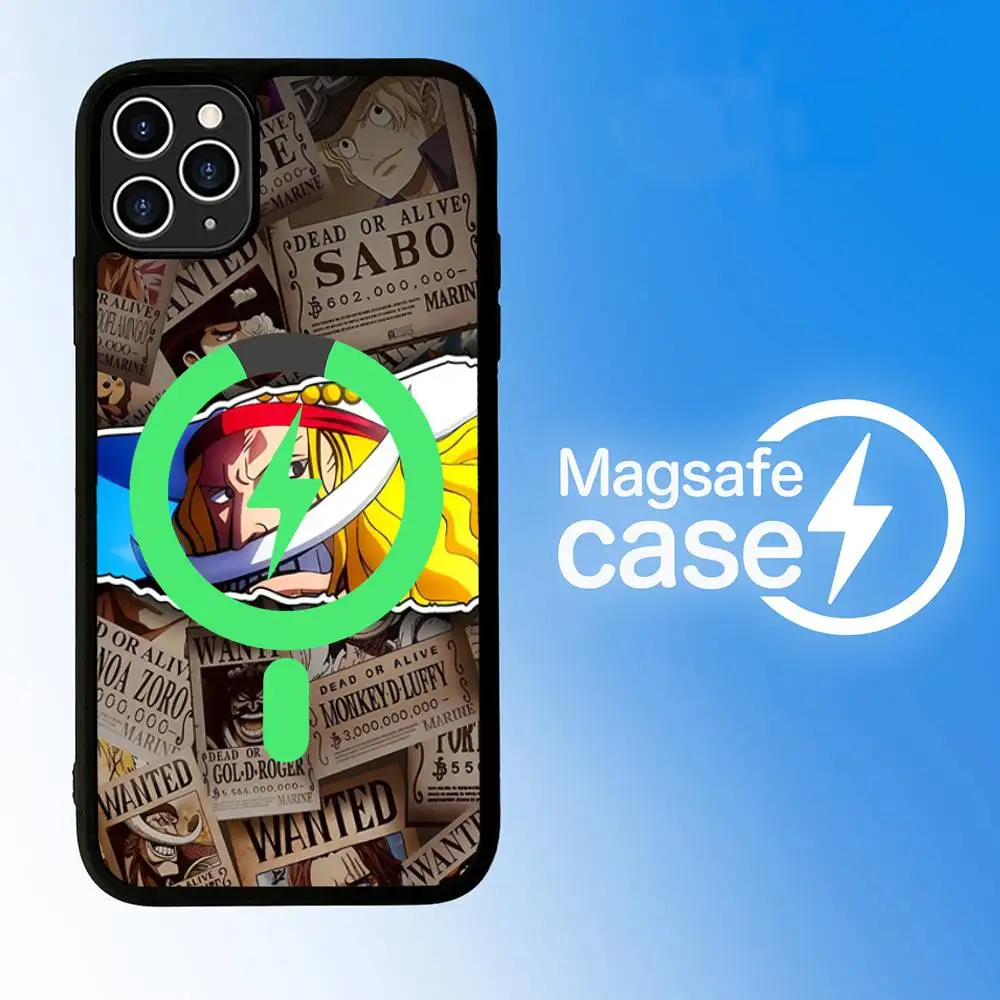 Anime O-One Pieces Phone Case with Magsafe Magnetic Shell